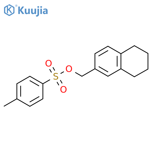 (5,6,7,8-Tetrahydronaphthalen-2-yl)methyl 4-methylbenzene-1-sulfonate structure