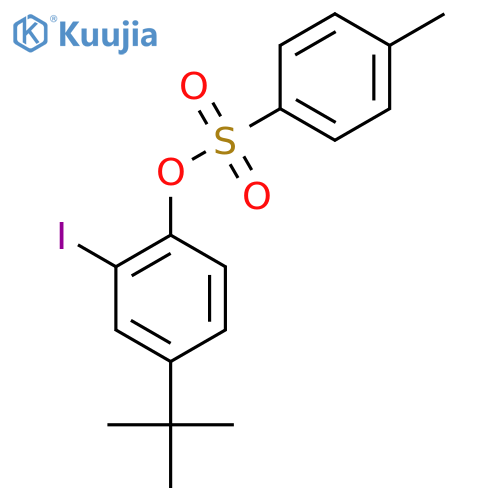4-Tert-butyl-2-iodophenyl 4-methylbenzene-1-sulfonate structure