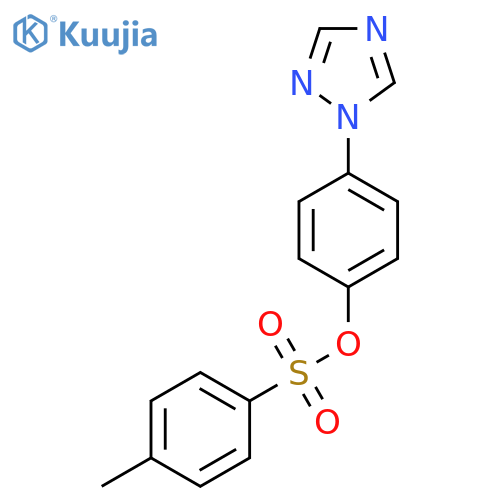 4-(1H-1,2,4-triazol-1-yl)phenyl 4-methylbenzene-1-sulfonate structure