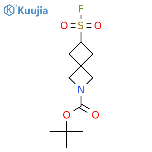 tert-butyl 6-(fluorosulfonyl)-2-azaspiro3.3heptane-2-carboxylate structure