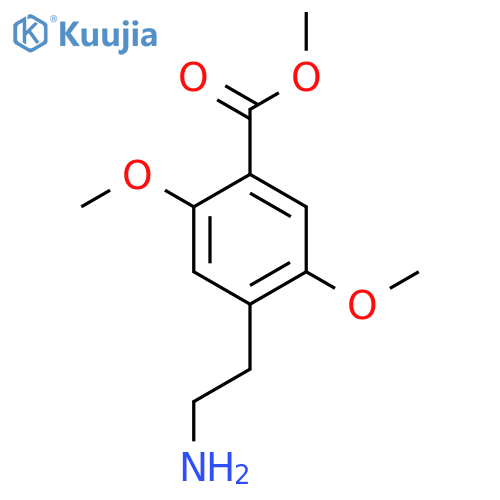 Methyl 4-(2-aminoethyl)-2,5-dimethoxybenzoate structure