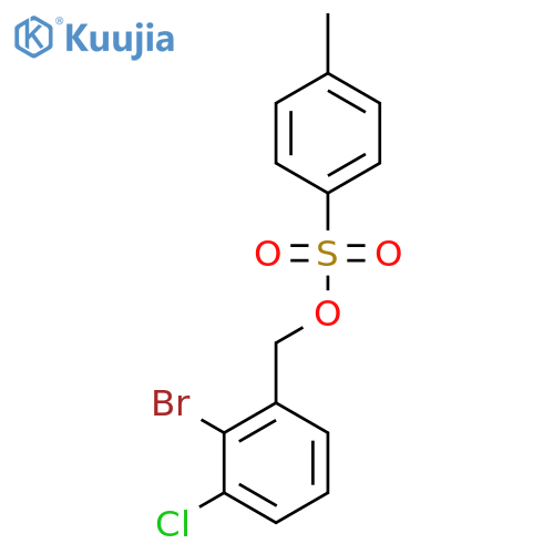 (2-Bromo-3-chlorophenyl)methyl 4-methylbenzene-1-sulfonate structure