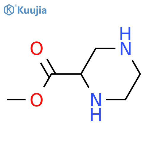 Methyl piperazine-2-carboxylate structure