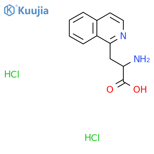 2-Amino-3-(isoquinolin-1-yl)propanoic acid dihydrochloride structure