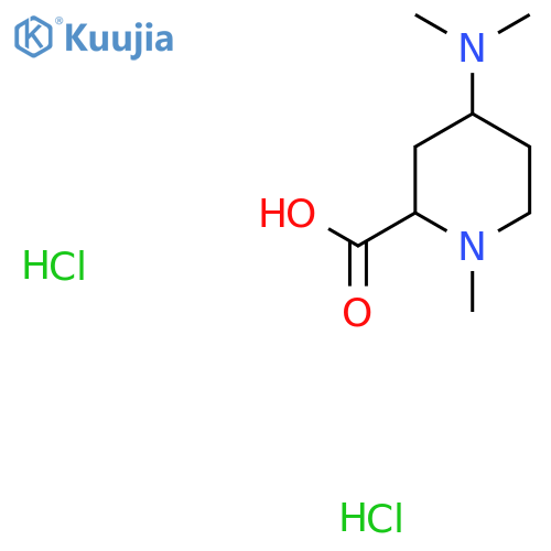 4-(Dimethylamino)-1-methylpiperidine-2-carboxylic acid dihydrochloride structure