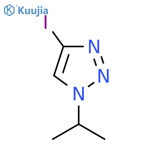 4-iodo-1-(propan-2-yl)-1H-1,2,3-triazole structure