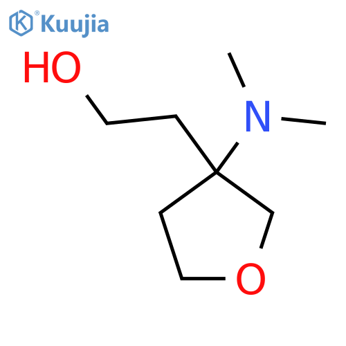 2-[3-(Dimethylamino)oxolan-3-yl]ethan-1-ol structure
