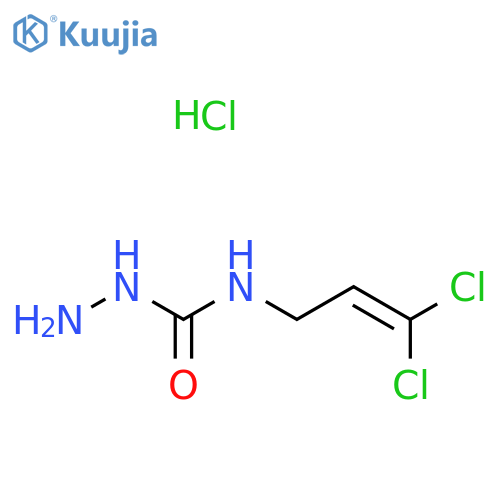 3-Amino-1-(3,3-dichloroprop-2-en-1-yl)urea hydrochloride structure
