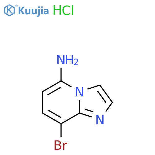 8-Bromoimidazo[1,2-a]pyridin-5-amine hydrochloride structure