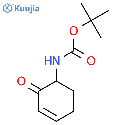tert-butyl N-(2-oxocyclohex-3-en-1-yl)carbamate structure