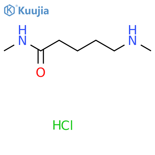 N-methyl-5-(methylamino)pentanamide hydrochloride structure