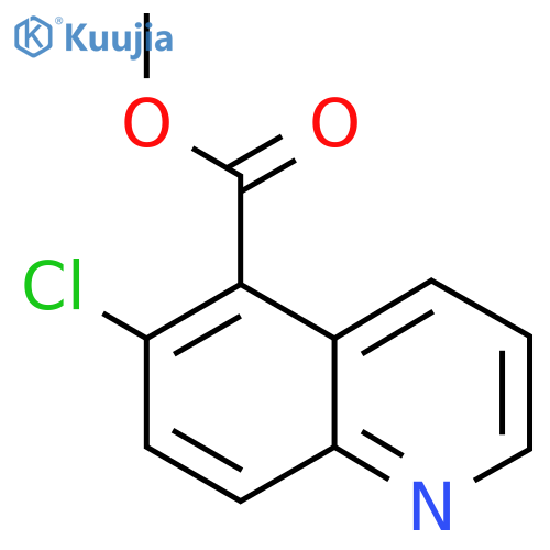 Methyl 6-chloroquinoline-5-carboxylate structure