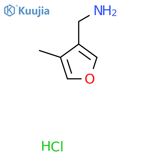 1-(4-Methylfuran-3-yl)methanamine hydrochloride structure