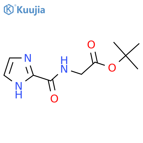 tert-butyl 2-(1H-imidazol-2-yl)formamidoacetate structure