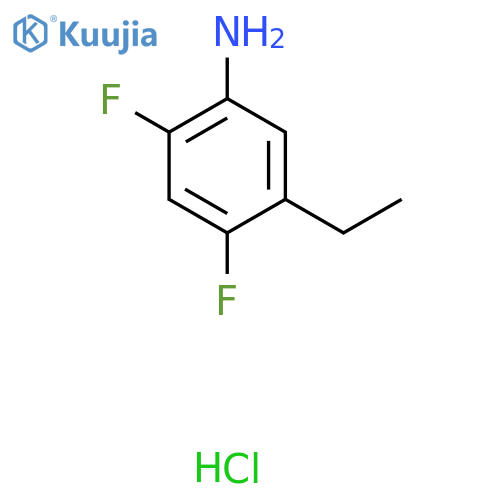 5-Ethyl-2,4-difluoroaniline hydrochloride structure