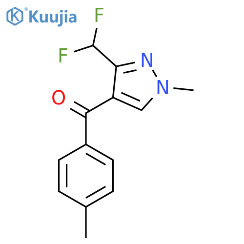 3-(difluoromethyl)-1-methyl-4-(4-methylbenzoyl)-1H-pyrazole structure