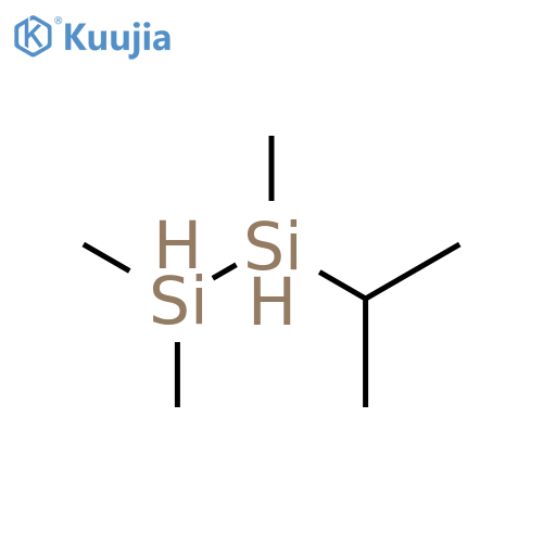 Disilane, 1,1,2-trimethyl-2-(1-methylethyl)- structure