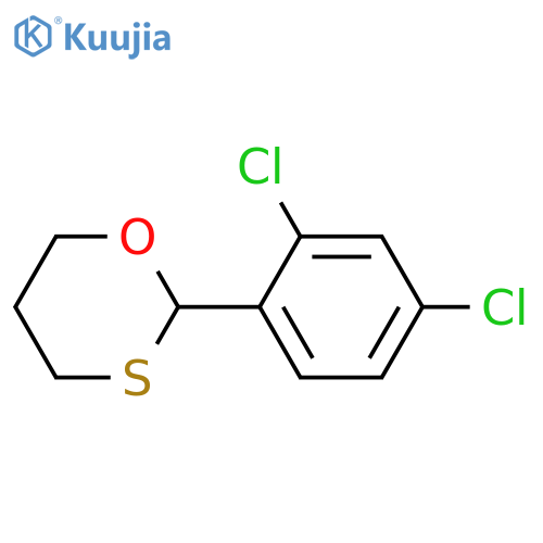 2-(2,4-Dichlorophenyl)-1,3-oxathiane structure