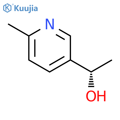 (1S)-1-(6-methylpyridin-3-yl)ethan-1-ol structure