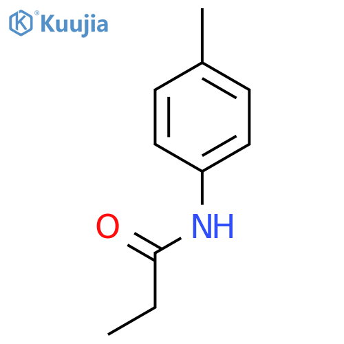Propanamide,N-(4-methylphenyl)- structure
