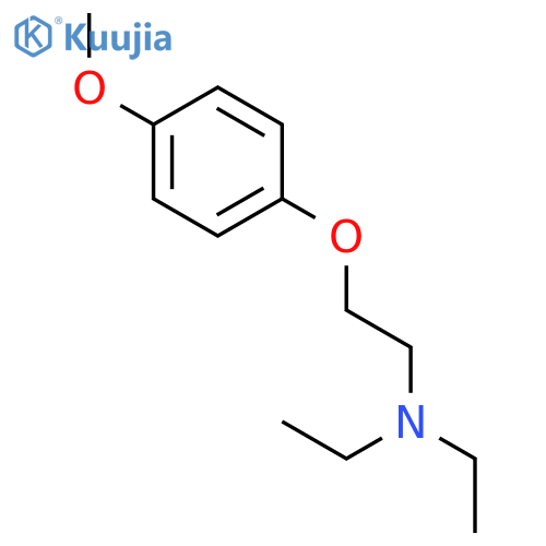 Ethanamine,N,N-diethyl-2-(4-methoxyphenoxy)- structure