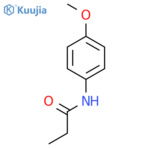 N-(4-methoxyphenyl)propanamide structure