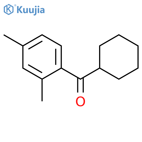 Cyclohexyl 2,4-dimethylphenyl ketone structure