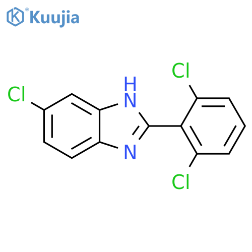 5-chloro-2-(2,6-dichloro-phenyl)-1(3)H-benzoimidazole structure