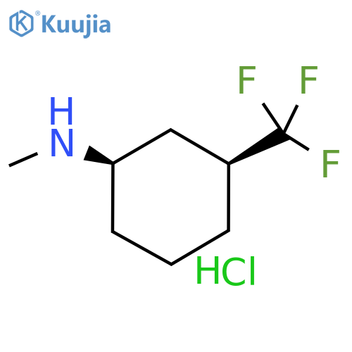 (1R,3S)-Methyl-(3-trifluoromethyl-cyclohexyl)-amine hydrochloride structure