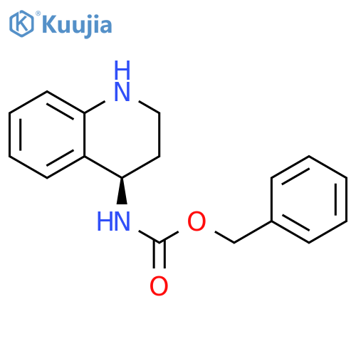 (R)-(1,2,3,4-Tetrahydro-quinolin-4-yl)-carbamic acid benzyl ester structure