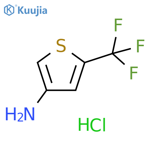 5-Trifluoromethyl-thiophen-3-ylamine hydrochloride structure