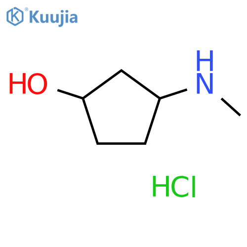 3-Methylamino-cyclopentanol hydrochloride structure
