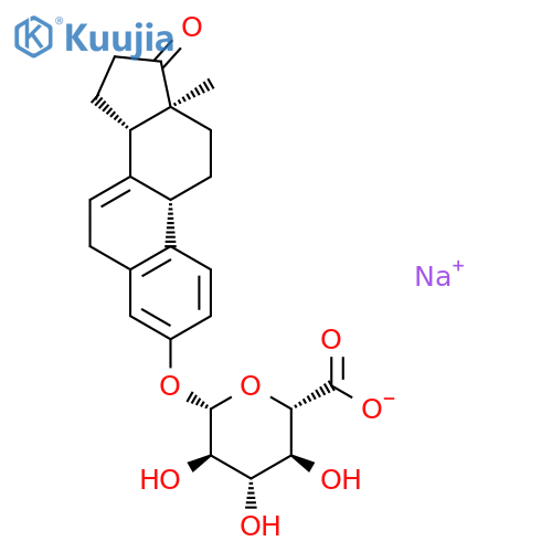 Equilin 3-O-Beta-D-Glucuronide Sodium Salt - MOQ structure