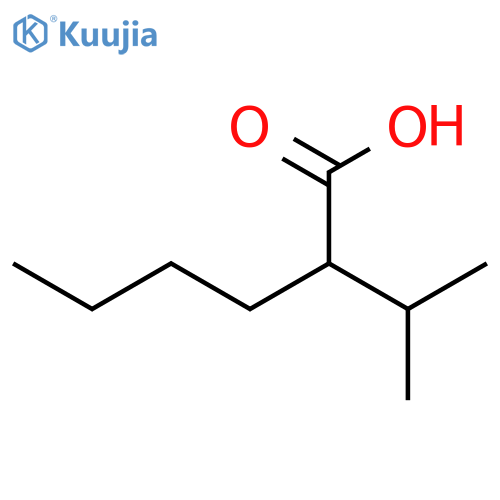 2-(propan-2-yl)hexanoic acid structure