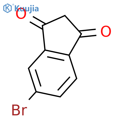 5-bromo-2,3-dihydro-1H-indene-1,3-dione structure
