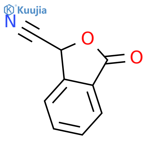 1,3-dihydro-3-oxo-1-Isobenzofurancarbonitrile structure