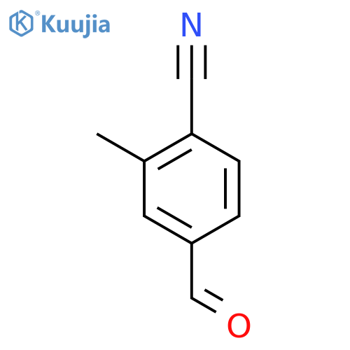 4-formyl-2-methylbenzonitrile structure