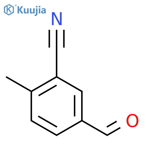 5-formyl-2-methylbenzonitrile structure