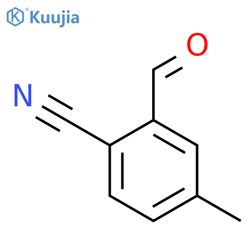 Benzonitrile,2-formyl-4-methyl- structure