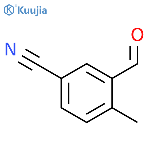 Benzonitrile,3-formyl-4-methyl- structure