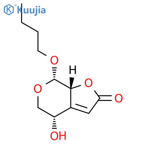 (4S,7S,7aR)-7-Butoxy-4,5,7,7a-tetrahydro-4-hydroxy-2H-furo[2,3-c]pyran-2-one structure