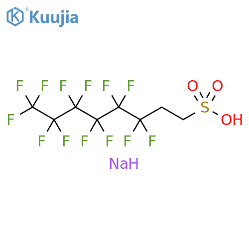 2-(Perfluorohexyl)ethane-1-sulfonic Acid Sodium Salt structure