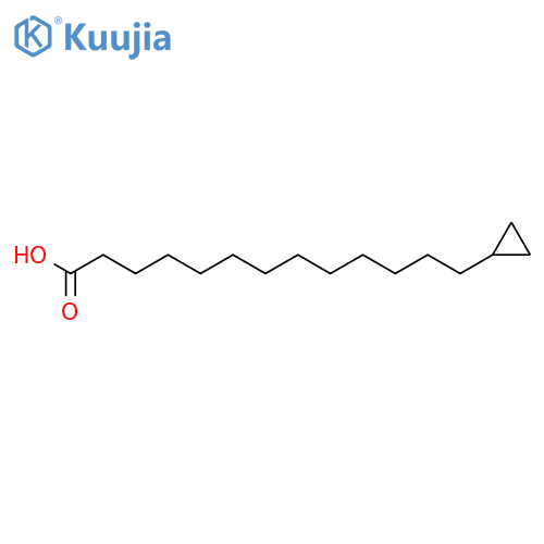 Cyclopropanetridecanoic acid structure