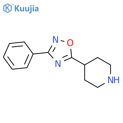 4-(3-Phenyl-1,2,4-oxadiazol-5-yl)piperidine structure