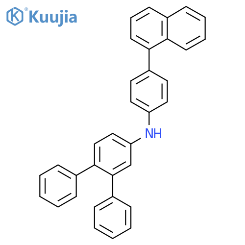 N-(4-(Naphthalen-1-yl)phenyl)-[1,1':2',1''-terphenyl]-4'-amine structure