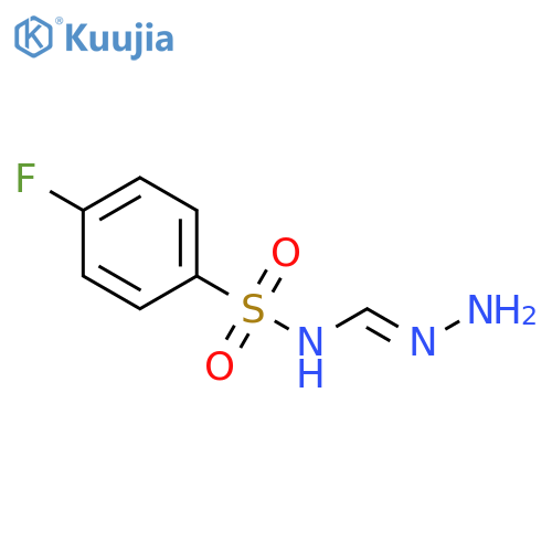 Benzenesulfonamide, N-(aminoiminomethyl)-4-fluoro- structure