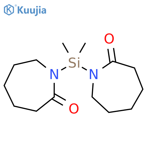 2H-Azepin-2-one, 1,1'-(dimethylsilylene)bis[hexahydro- structure