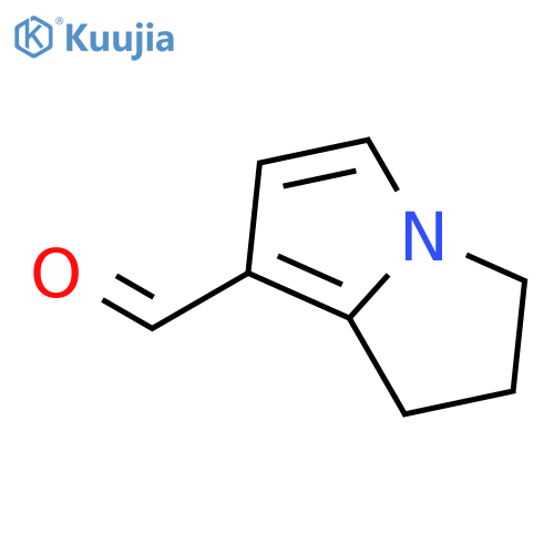 2,3-dihydro-1H-Pyrrolizine-7-carboxaldehyde structure