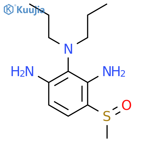 1,2,3-Benzenetriamine,5-(methylsulfinyl)-N2,N2-dipropyl- structure