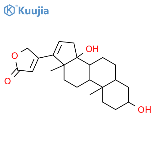 Carda-16,20(22)-dienolide,3,14-dihydroxy-, (3b,5b)- (9CI) structure